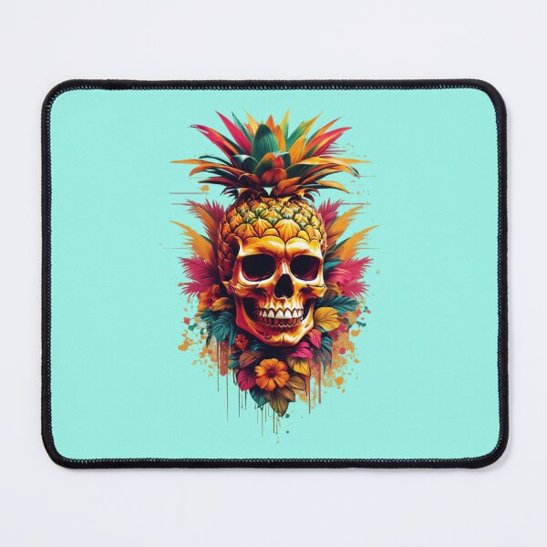 Item preview, A.I Generated Pineapple Skull  designed and sold by GleamingGiant.