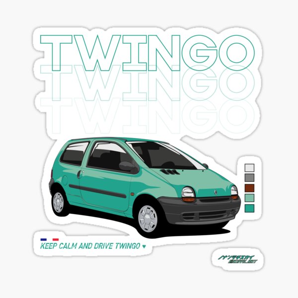 Renault Twingo - Autoaufkleber Shocker FUN Style Aufkleber Sticker