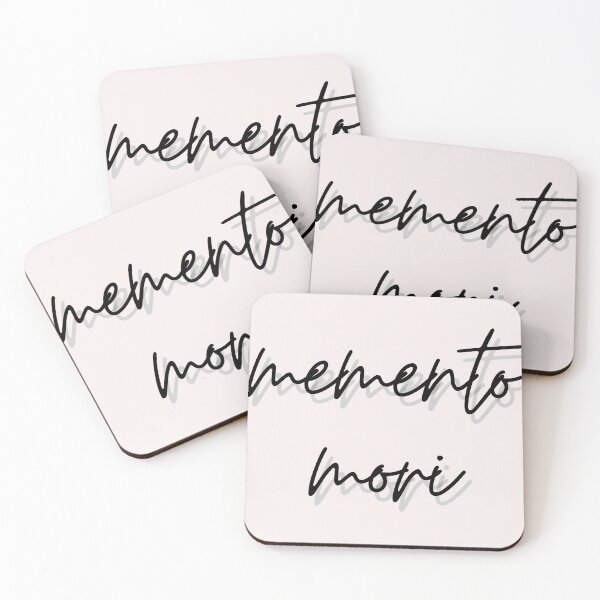 Item preview, Frases Estoicos "Memento Mori" Tipografía Estilo V Cita Estoico memento mori designed and sold by StoicWarrior.