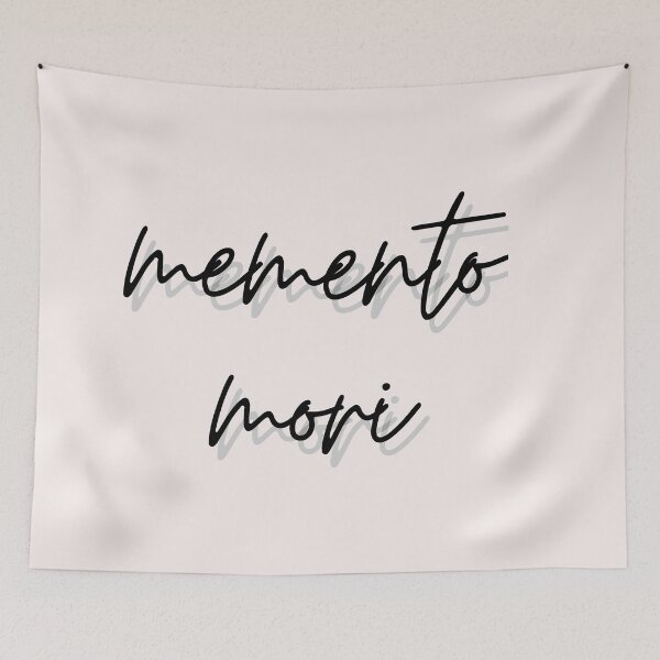 Item preview, Phrases Stoics "Memento Mori" Typography V Style Quote Stoic memento mori designed and sold by StoicWarrior.