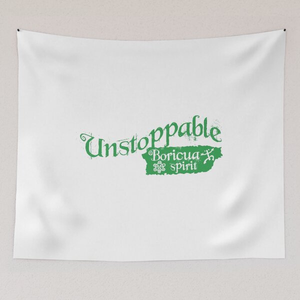 Item preview, Unstoppable Boricua Sprit - Puerto Rico Map design designed and sold by obedtheartist.