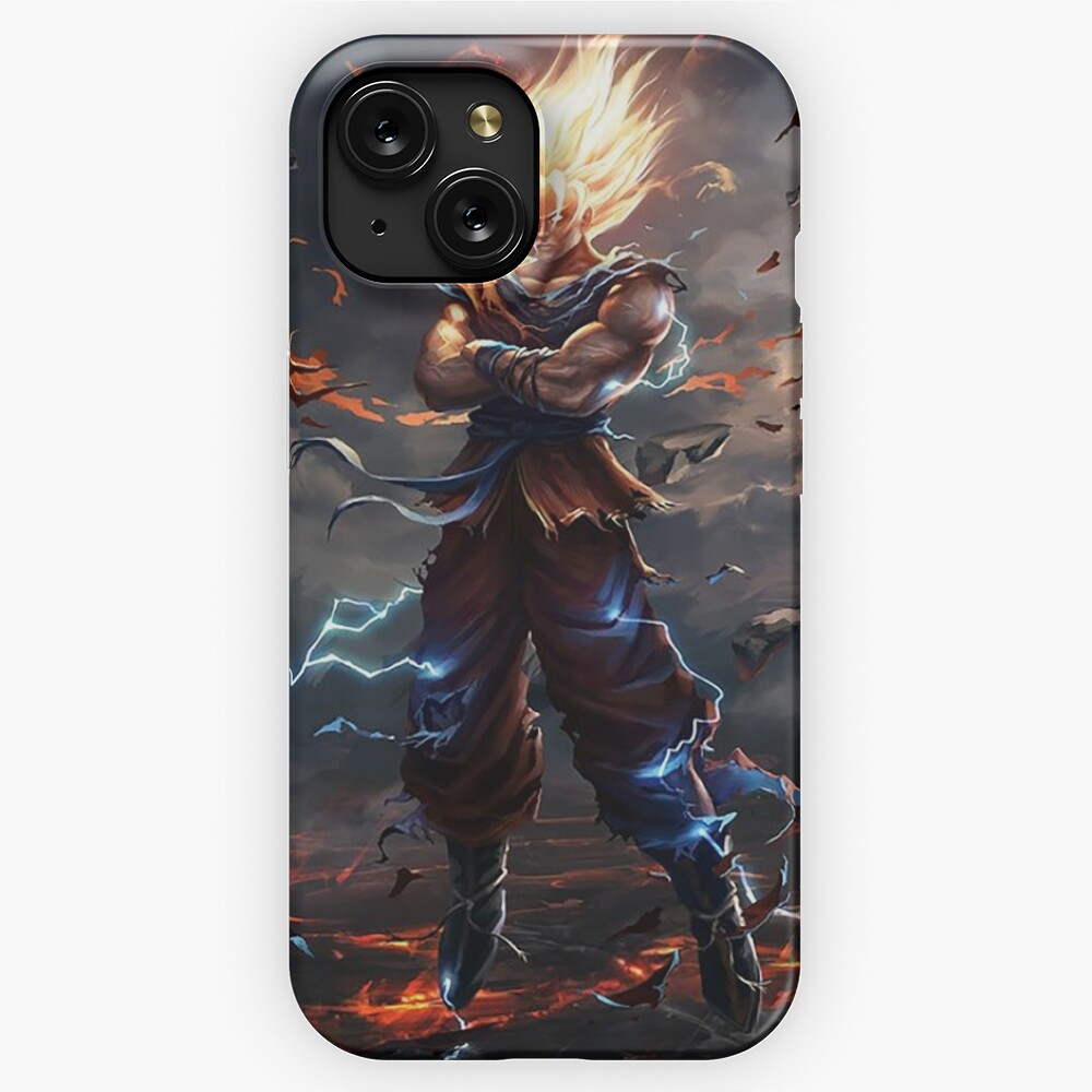 iPhone 11 Smartphone Cover (Nero) - parodia Dragon Ball Super - Son Goku  Super Saiyan - Son Goku Super Saiyan (Cover di alta qualità - stampata in  Francia)