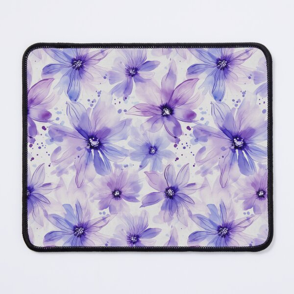 Item preview, Clematis Matilda Watercolour Flowers designed and sold by 89BLACK.
