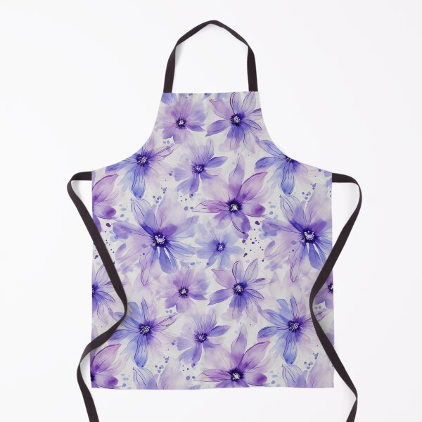 Item preview, Clematis Matilda Watercolour Flowers designed and sold by 89BLACK.