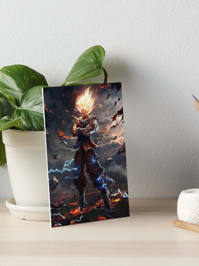 Son Goku Super Saiyan Art Board Print for Sale by Aristote