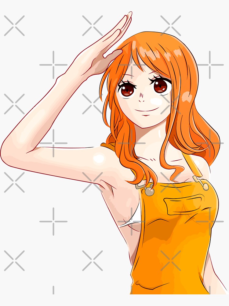 Anime 1-Piece Poster Canvas Wall Art Beautiful Girl Nami's Head