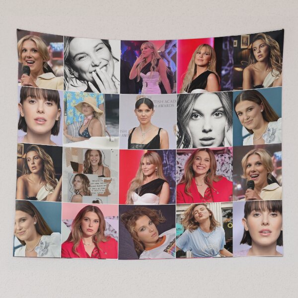 Item preview, Millie Bobby Brown Beautiful Photo Collage designed and sold by GoghGetta.