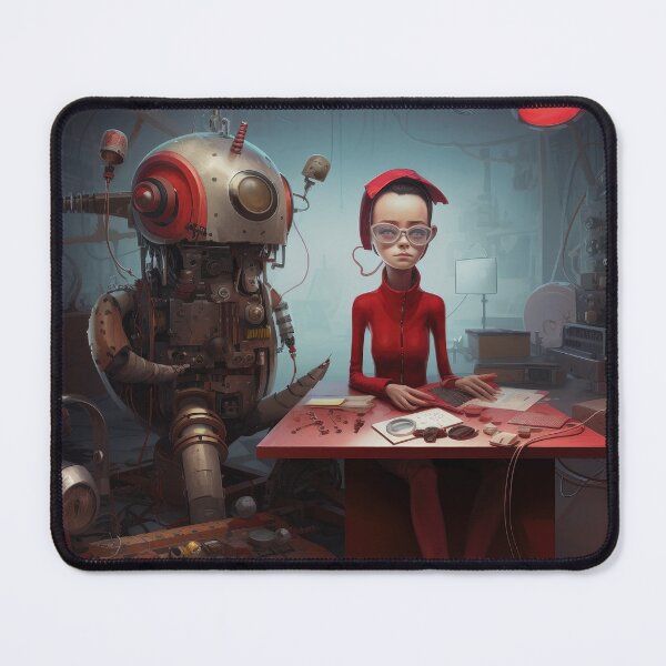Item preview, Robot Engineer at Her Workspace Desk designed and sold by Peter LOPEZ.