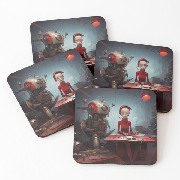 Item preview, Robot Engineer at Her Workspace Desk designed and sold by Peter LOPEZ.