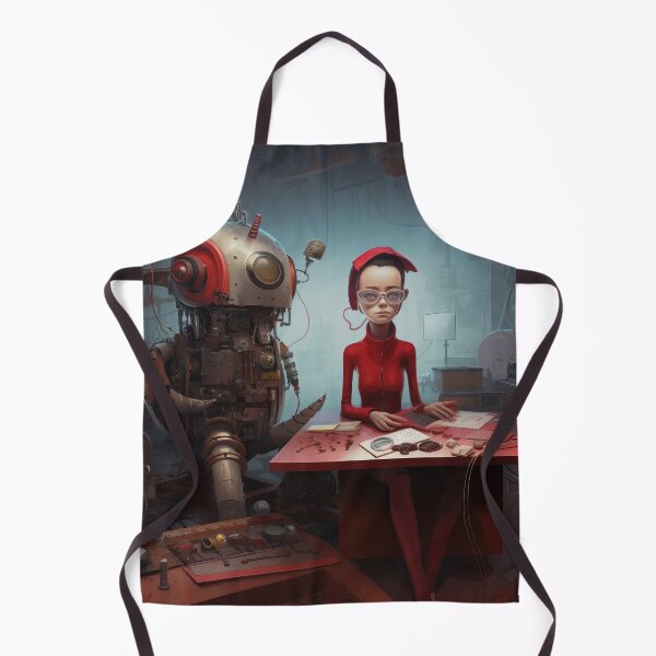 Item preview, Robot Engineer at Her Workspace Desk designed and sold by Peter LOPEZ.