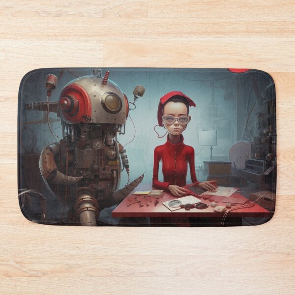 Item preview, Robot Engineer at Her Workspace Desk designed and sold by Peter LOPEZ.