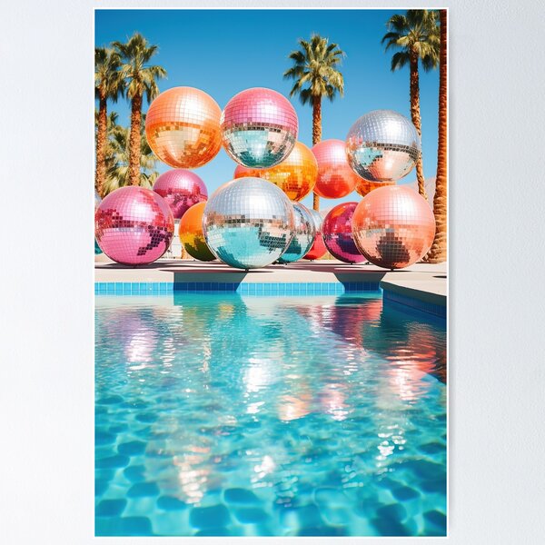 Item preview, Colorful Disco Ball Pool designed and sold by DreamerBot.