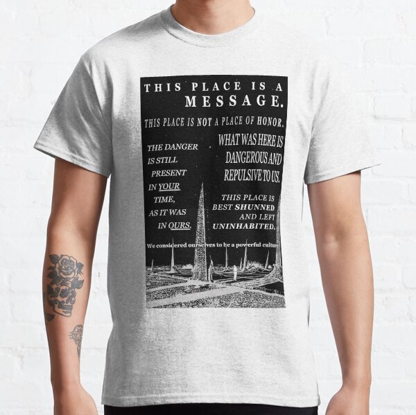 Item preview, long-time nuclear waste warning messages.  designed and sold by bestbookworm.