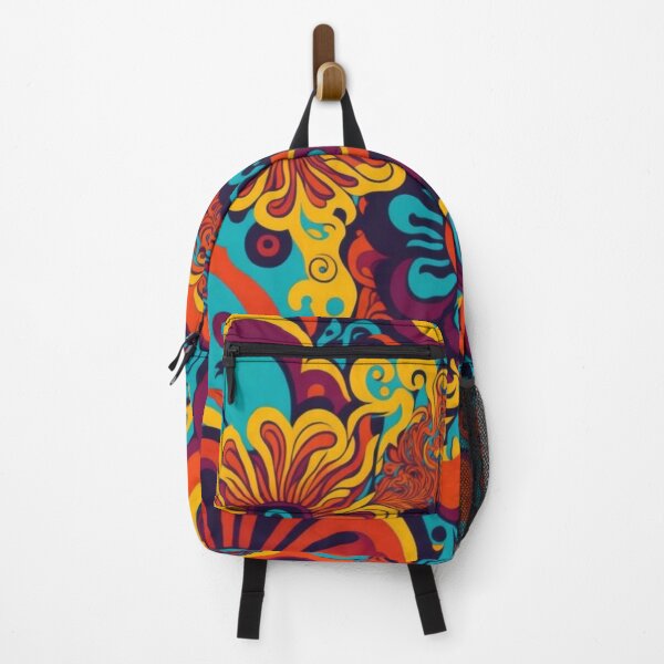 Item preview, Flower Power Colourful Flower Pattern designed and sold by druidwolfart.