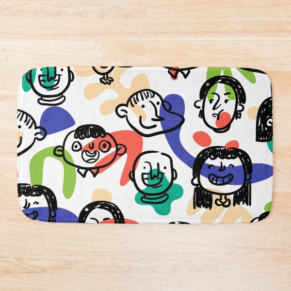 Item preview, Faces and colors design designed and sold by ArtAngiTresors.