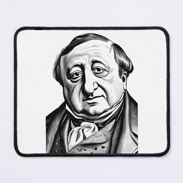 Item preview, Portrait of Gioachino Rossini designed and sold by NTGUILTY.