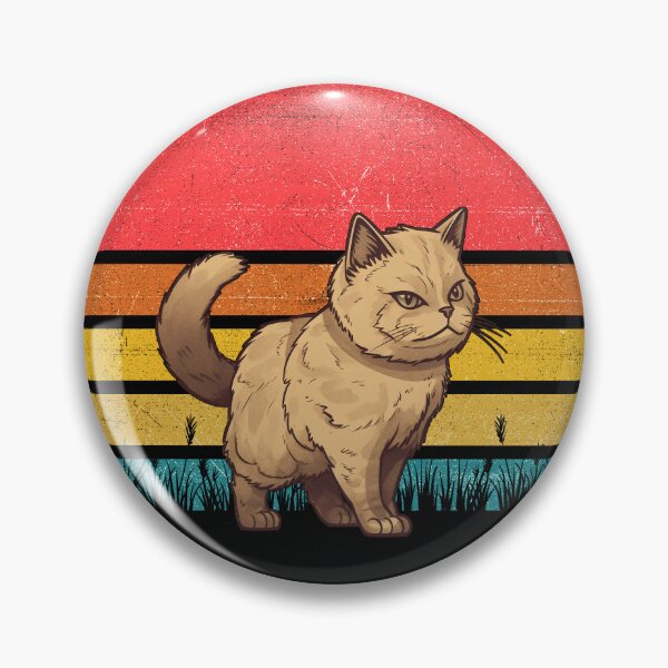 Item preview, Munchkin Cat Vintage Retro Sunset designed and sold by rafaeltto.