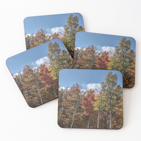 Item preview, Autumn trees in the forest designed and sold by Crafty Fox & Art Panda ♥️.
