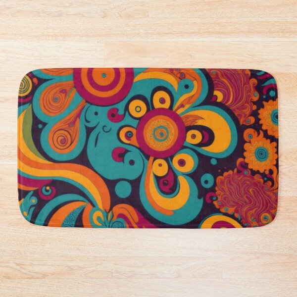 Item preview, Flower Power Colourful Flower Pattern designed and sold by druidwolfart.