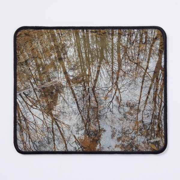 Item preview, A reflection of the autumn atmosphere in a puddle designed and sold by Crafty Fox & Art Panda ♥️.