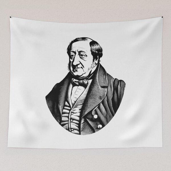 Item preview, Italian composer Gioachino Antonio Rossini  designed and sold by NTGUILTY.