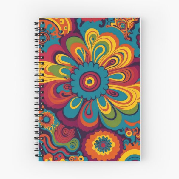 Item preview, Flower Power Colourful Flower Pattern designed and sold by druidwolfart.
