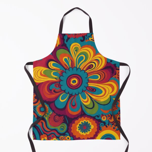 Item preview, Flower Power Colourful Flower Pattern designed and sold by druidwolfart.