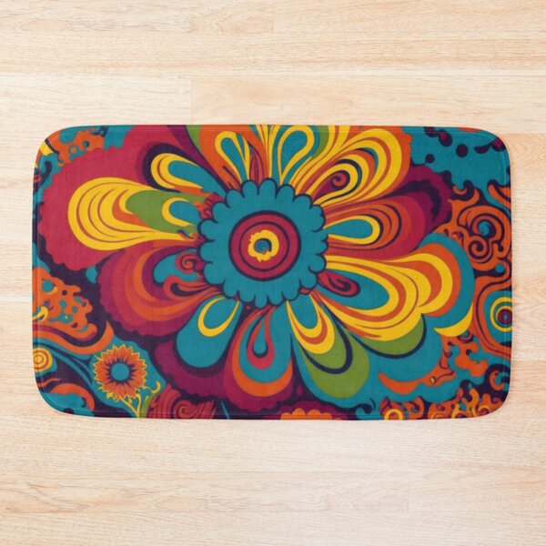 Item preview, Flower Power Colourful Flower Pattern designed and sold by druidwolfart.