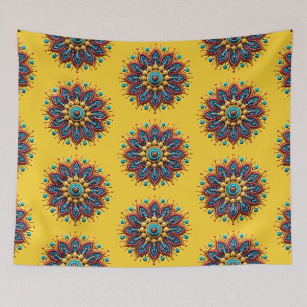 Item preview,  Beaded Elegance: Solar Mandala Delight designed and sold by TriarArt.