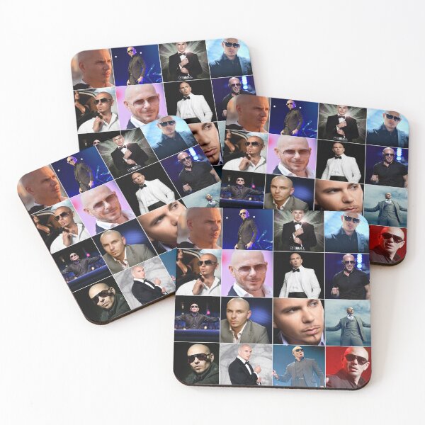 Item preview, Pitbull Singer Photo Collage designed and sold by GoghGetta.