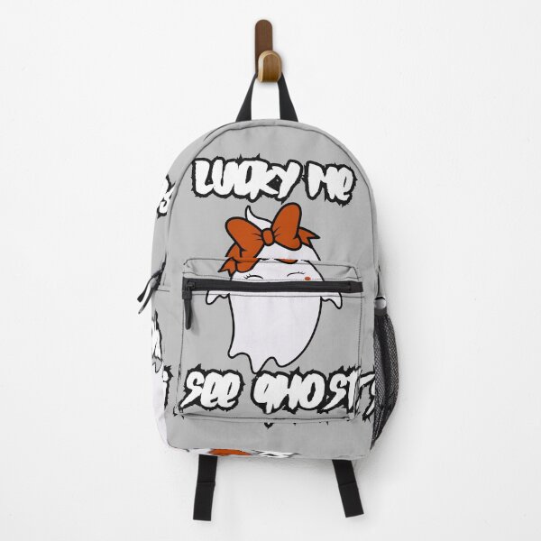 Item preview, lucky me i see ghosts, cute Halloween ghost, haloween 2023, girly ghost, spooky font designed and sold by YellowishStore.