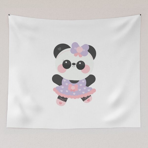 Item preview, Panda the Ballerina designed and sold by mikookiee.