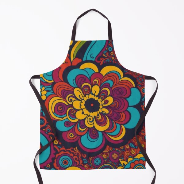 Item preview, Flower Power Colourful Flower Pattern designed and sold by druidwolfart.