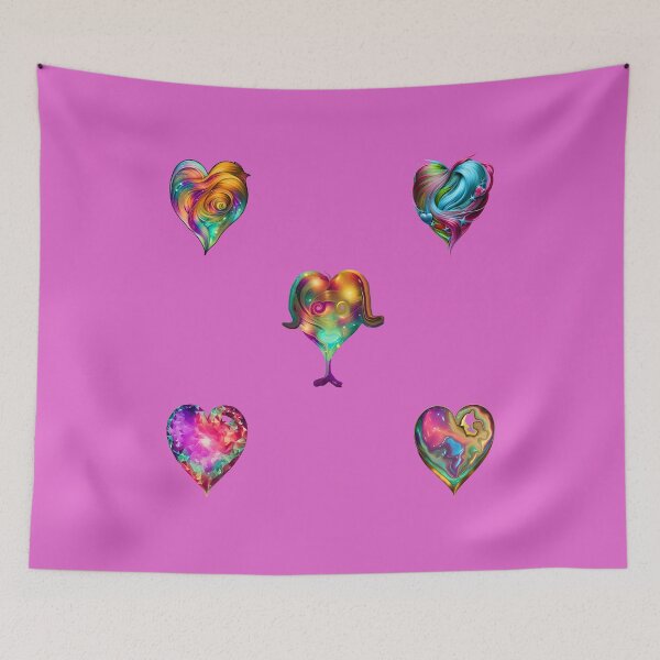 Item preview, Mermaid Hearts For Five Mermaids - Mermaid Theme Hearts 1 of 5 designed and sold by Beachy.