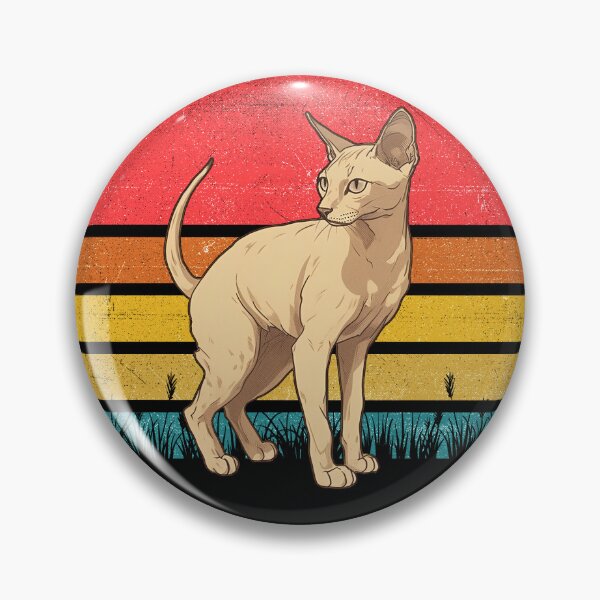 Artikelvorschau, Oriental Shorthair Cat Vintage Retro Sunset entworfen und verkauft von rafaeltto.