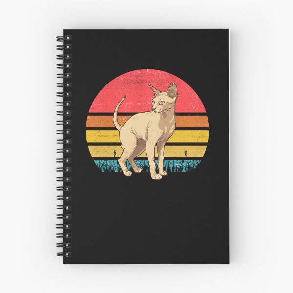 Artikelvorschau, Oriental Shorthair Cat Vintage Retro Sunset entworfen und verkauft von rafaeltto.