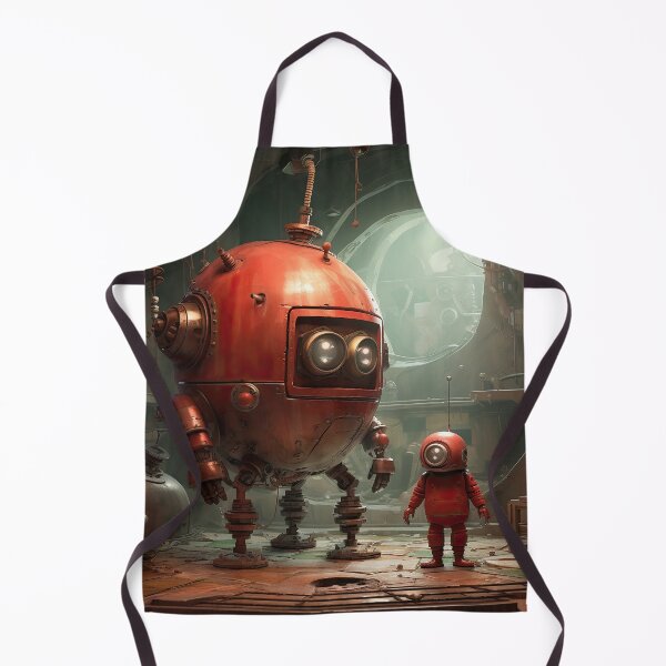 Item preview, Round Red Robot and Mate designed and sold by Peter LOPEZ.