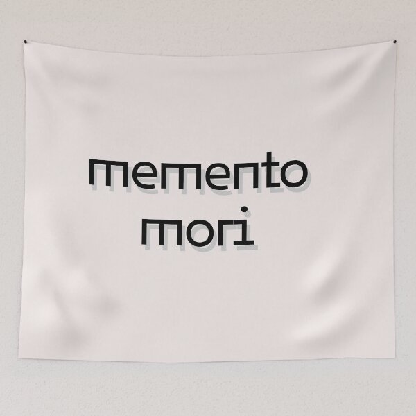 Item preview, Phrases Stoics "Memento Mori" Typography X Style Quote Stoic memento mori designed and sold by StoicWarrior.