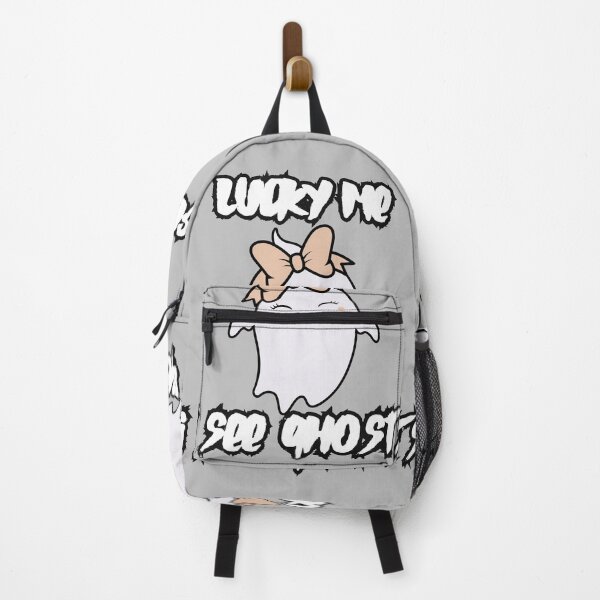 Item preview, Lucky me i see ghosts, cute Halloween ghost, haloween 2023, girly ghost, spooky font designed and sold by YellowishStore.