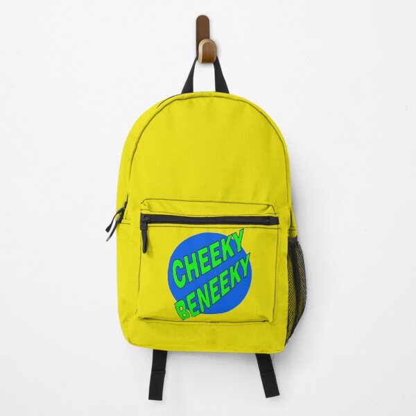 Item preview, Cheeky Beneeky, Green Bold Font on Blue Circle designed and sold by AASparksDesigns.