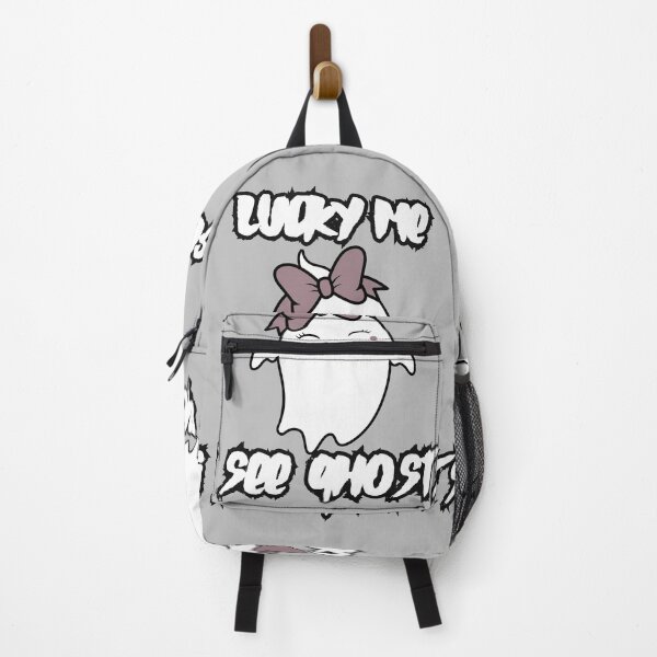 Item preview, Lucky me i see ghosts, cute Halloween ghost, haloween 2023, girly ghost, spooky font designed and sold by YellowishStore.