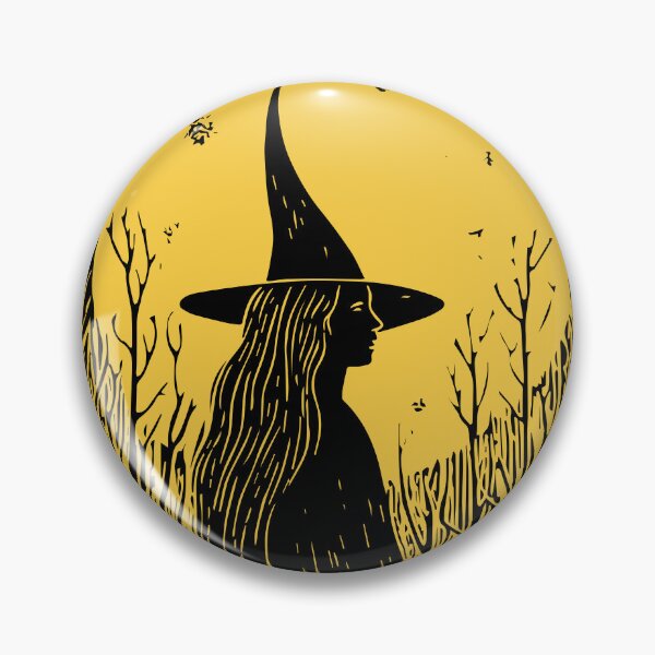 Item preview, Linocut Witch designed and sold by Texterns.