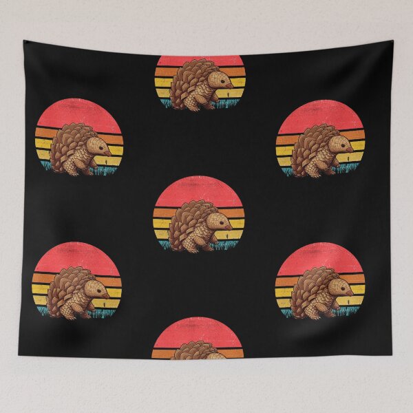 Item preview, Pangolin Vintage Retro Sunset designed and sold by rafaeltto.