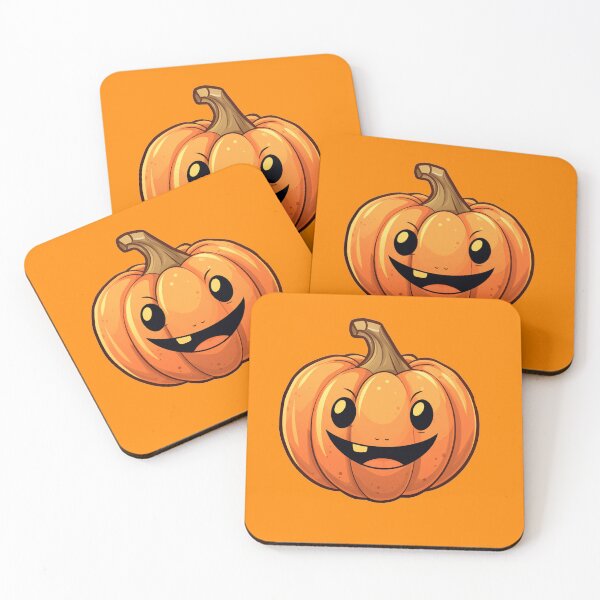 Item preview, happy pumpkin halloween face designed and sold by Wickystickers.