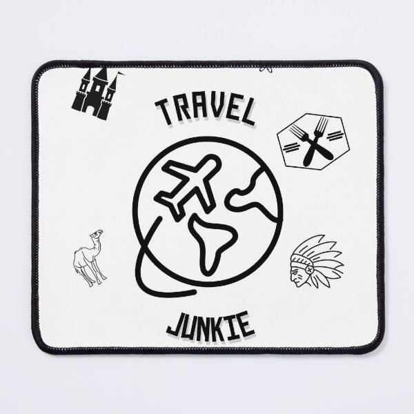Item preview, Wander in Style: Travel Junkie Apparel & Accessories designed and sold by ProViper Creativity.
