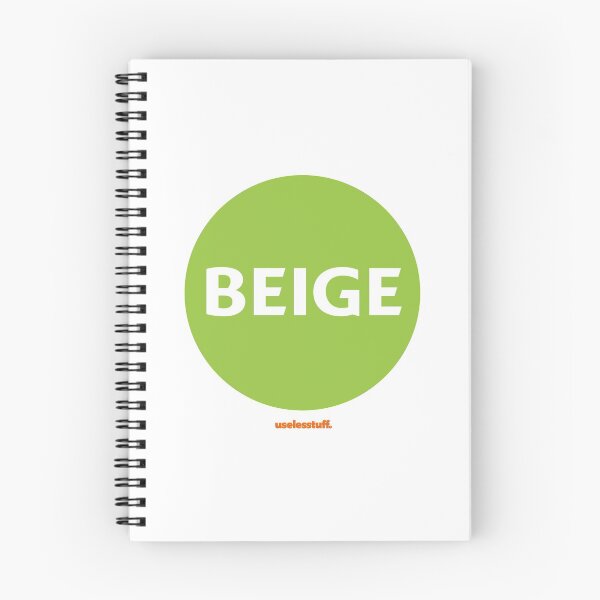 Item preview, 16235-12-ALL – Strange Colours – Beige designed and sold by Uselesstuff.