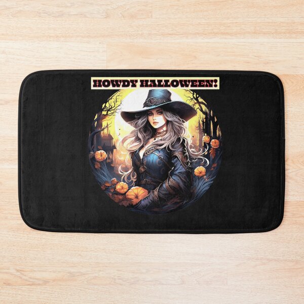 Item preview, Howdy Halloween! Wild Western Witch Brave Bold Beautiful Cowgirl designed and sold by Vicki Noble Art.