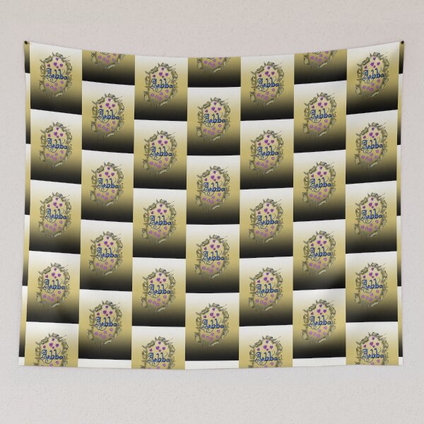 Item preview, Abba Father : Mark 14:46 Word Art Scripture Verse  designed and sold by CrushOnCovers.