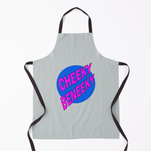 Item preview, Cheeky Beneeky, Pink Bold Font on Blue Circle designed and sold by AASparksDesigns.
