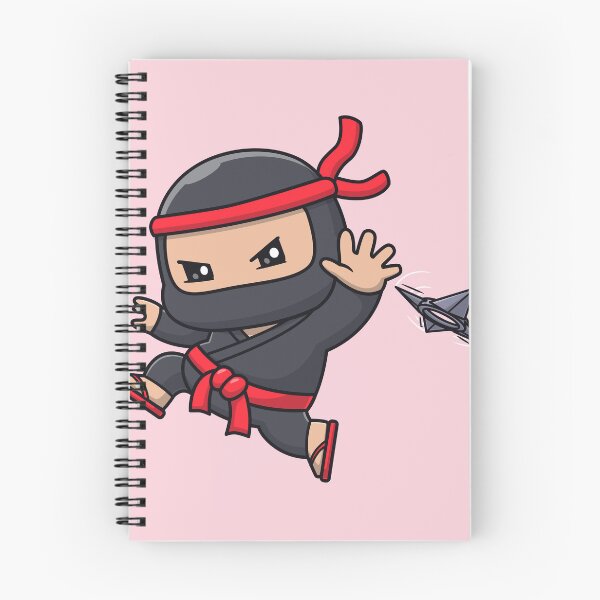 Item preview, Cute Ninja Throwing Shuriken Cartoon designed and sold by hjian8219.